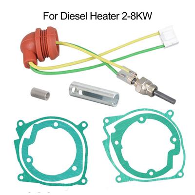 7Pcs Car Ar-Diesel-Junta + Cerâmica Glow Plug Kit Para Aquecedor Diesel Chinês 2-8KW