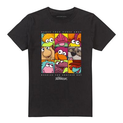 Fraggle Rock Squared T-Shirt S-5XL, Black