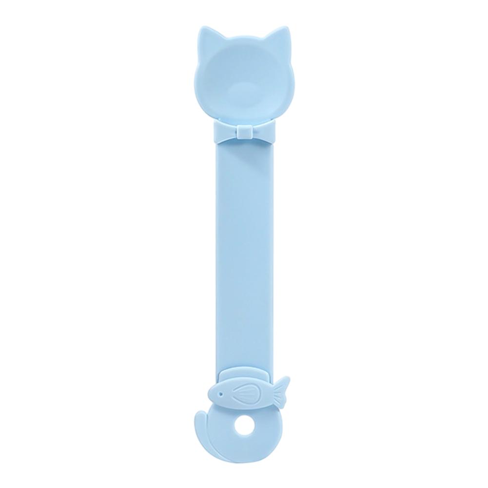 

Mud Treat Dispense Spoon for Cats Pet Supplies Cat Strip Feeder Spoon Long Handle Cat Food Strip Squeezer Pet Meat Spoon синий