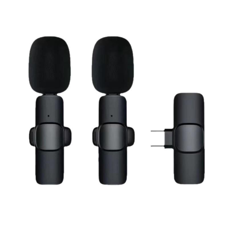 Wireless Lavalier K8 Microphone: 2.4G, Live Recording, Three-Level Noise Reduction, K1 & K9 Models, Small and Versatile.
