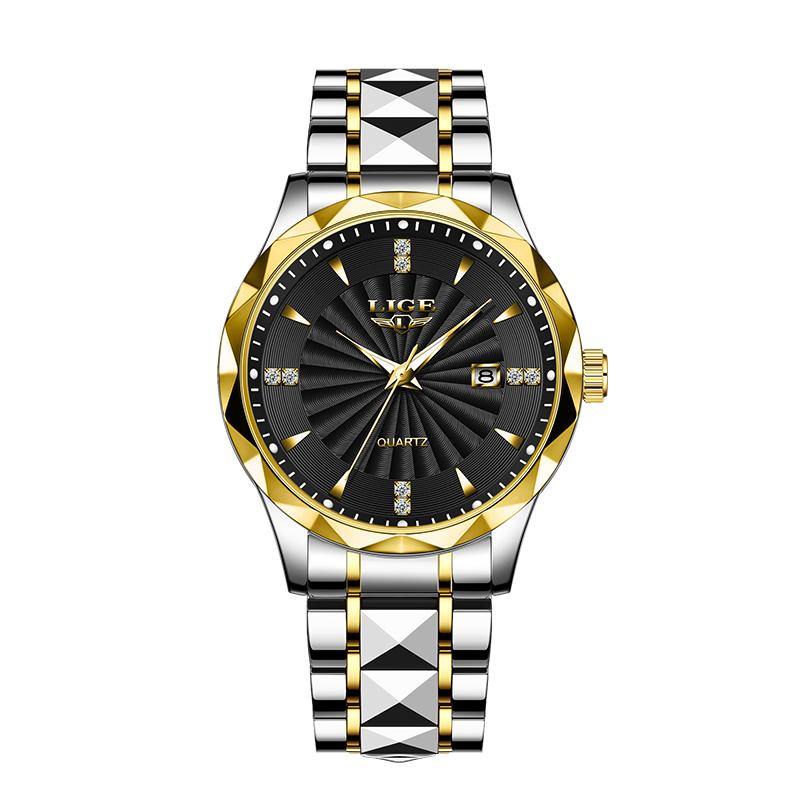 New Gold Watch For Men Top Brand Luxury Waterproof Men's Quartz Wristwatches Fashion Sports Luminous Chronograph Male