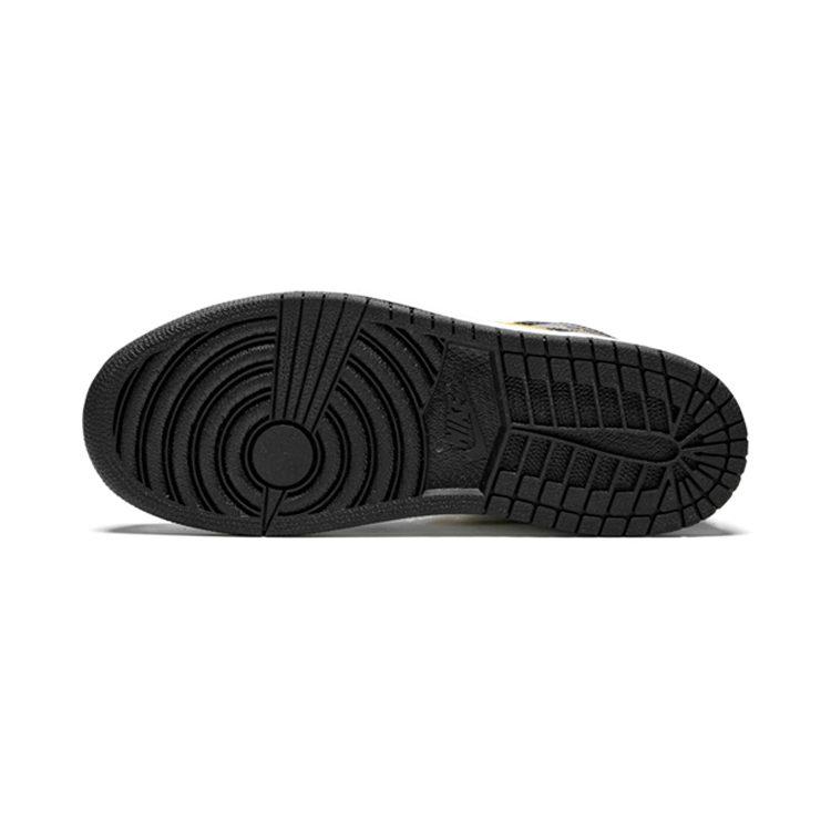 Jordan 1 Mid Patent SE PS Black Gold BQ6932-007