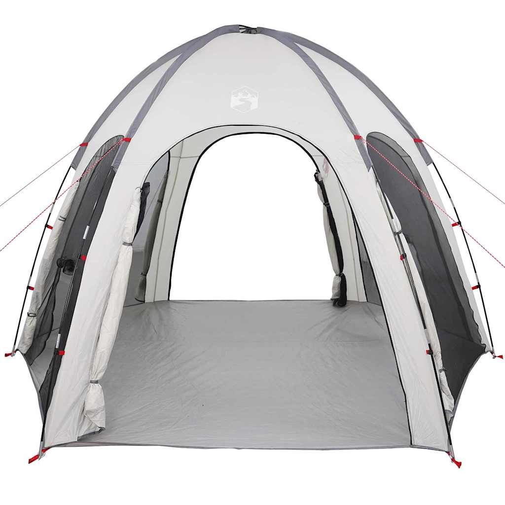 Pool Tent Gray 366 x 305 x 231 cm Polyester and Fiberglass