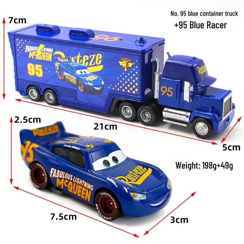Mack Truck & Race Car Alloy Toy Set for Kids