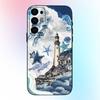 Fashion Ocean Theme Phone Case For Samsung S25,S24,S21,S22,S23,S30,Ultra,S20,Plus,Fe,Lite,Note,10,9,5G Black Cover