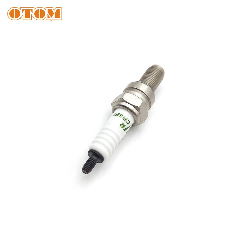 OTOM Motorcycle NC300S Engine Spark Plug Torch CR8EI High Performance Ignition For ZONGSHEN ZS182MN Water-Cooled Double Camshaft