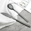 4Pcs/Set Knife Fork Spoon Dinnerware Cutlery Set 304 Stainless Steel Tableware Flatware Set Black Gold Set Kitchen Dining Silverware Set