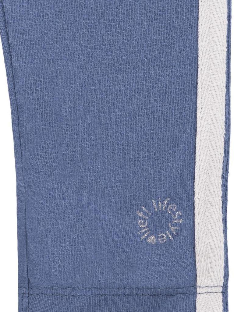 Girls' Cotton Plain Blue Leggings Lief