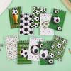 10Pcs Soccer Spiral Pocket Notebooks Mini Notepad for Kids Sports Birthday Party Favors Pinata Filler Christmas Gift Supplies