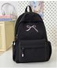 Schoolbag College Student Backpack Junior High School Student Computer Bag Korean Version Simple Girl Bow School Bag Large Capacity Backpack Female
