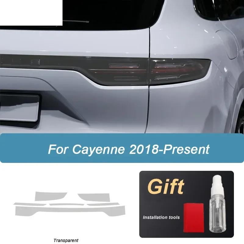 Per Porsche Cayenne 958 2011-Presente GTS Turbo Pellicola Protettiva Fari Auto Wrap Oscurante Fanali Posteriori Vinile Adesivo TPU Accessori