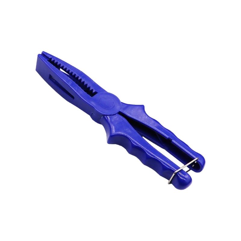 Sturdy ABS Fishing Pliers Featuring One Clicking Locking Mechanism for Easy Fish Capture Without Damage to Fish Body