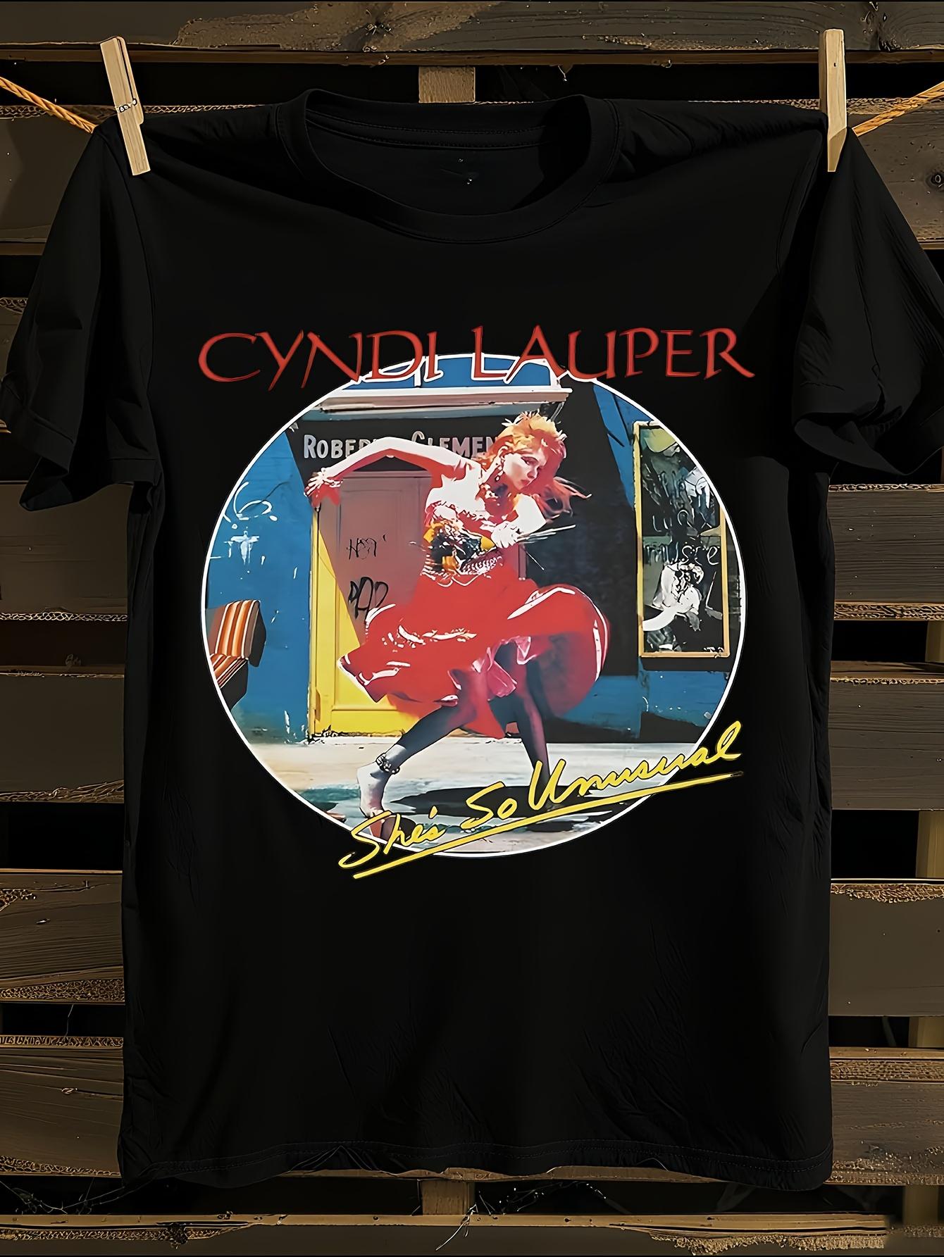 Cyndi Lauper She s So Unusual Album T-shirt XL