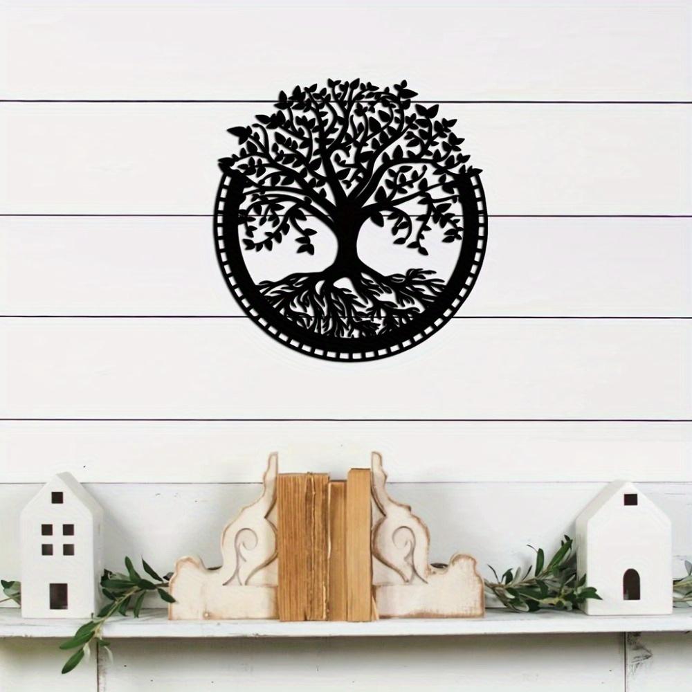Metal Wall Art Turtle on Tree Home Decor Sculpture