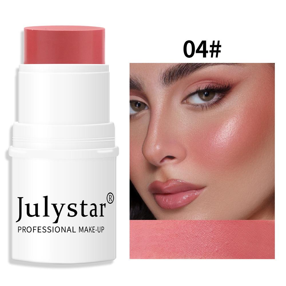 JULYSTAR Multi-Use Makeup Stick Cream Blush Highlighter and Contour Shimmer Matte Face Glow Cheek Tint Cosmetics