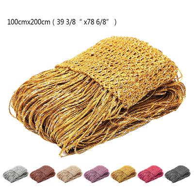Perdele cu fir de 200x100 CM Dună solidă Linie clasică cu ciucuri Perdele pentru fereastră Oarbă Valofa despărțitoare pentru sufragerie Ușă decorativă