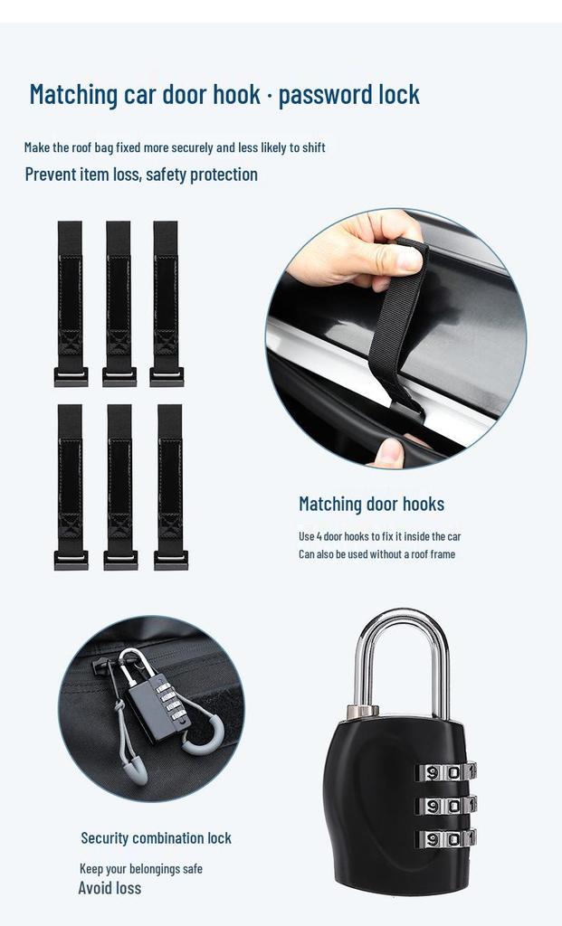 Bestseller Wasserdichte Dachgepäcktasche für Autoreisen