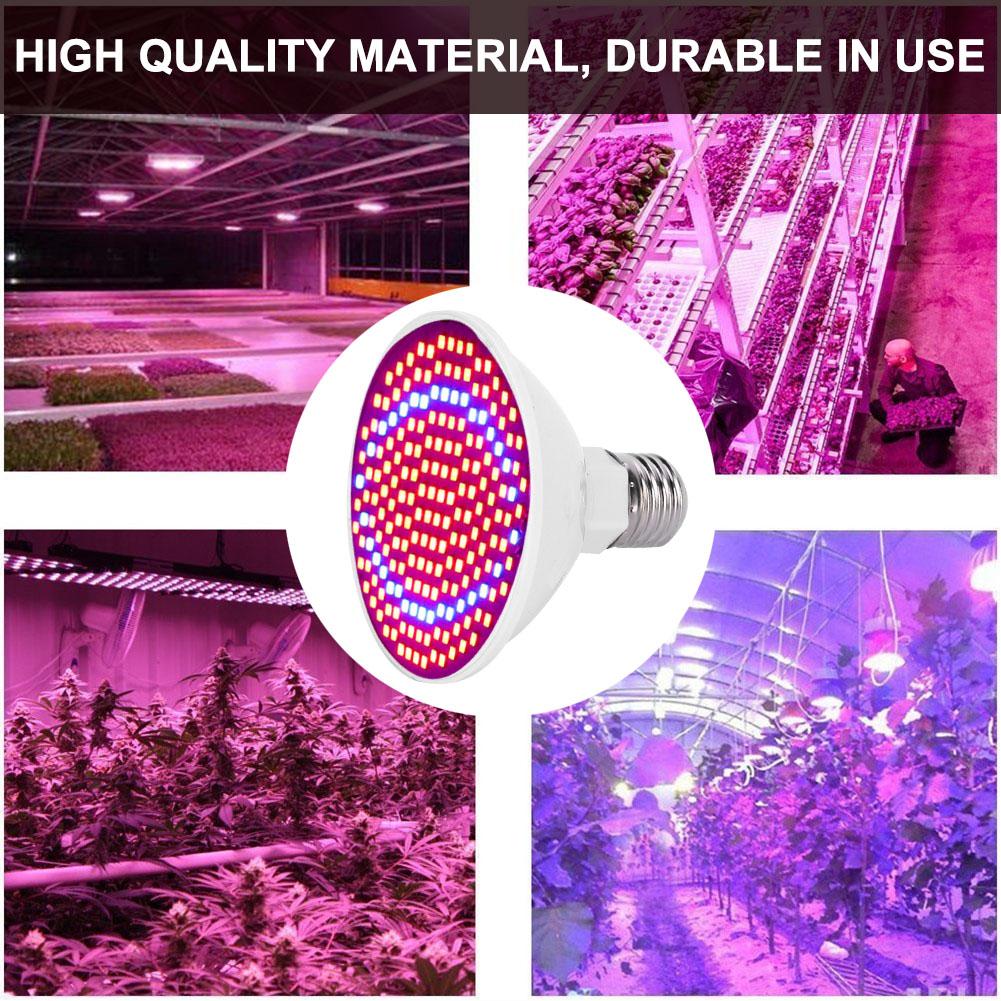 200LED Plant Light Single Head LED Plants Growing Light for Garden Greenhouse 85V-265V