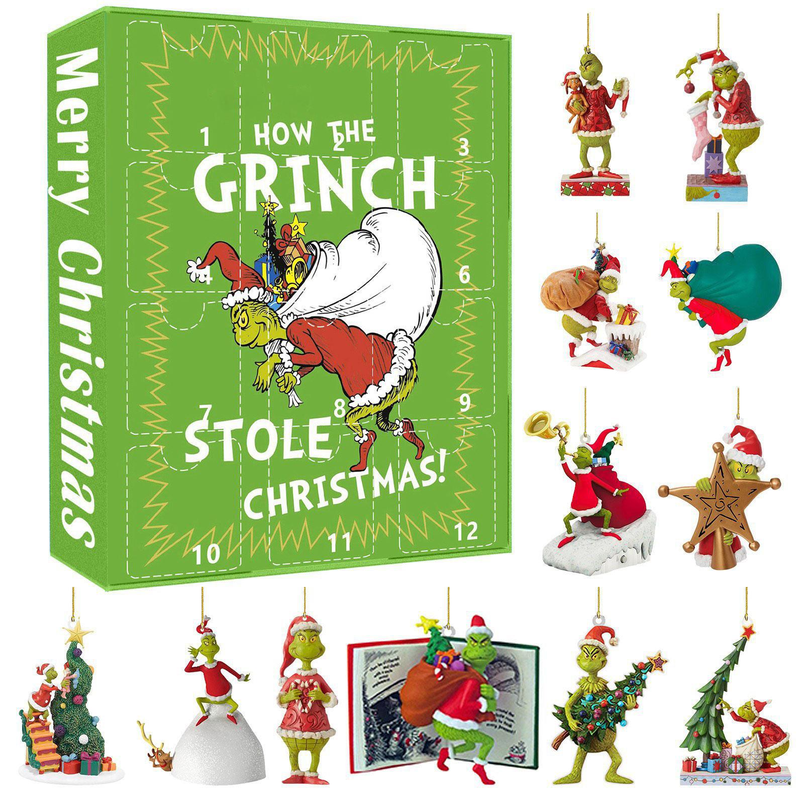 

Рождественский адвент-календарь, серьги обратного отсчета, адвент-календарь, коробка-сюрприз, рождественский адвент-календарь, подарок-сюрприз One Size