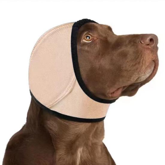 Noise Cancelling Ear Wrap, No Shake Dog Ear Muffs, Noise Reduction Earmuffs from Thunder Vacuum, Dog Calming Ear Wrap for Grooming Bathing Swimming