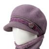 Mom Hat Female Winter Warm Old Man Granny Day Old Woman Knitted Wool Hat