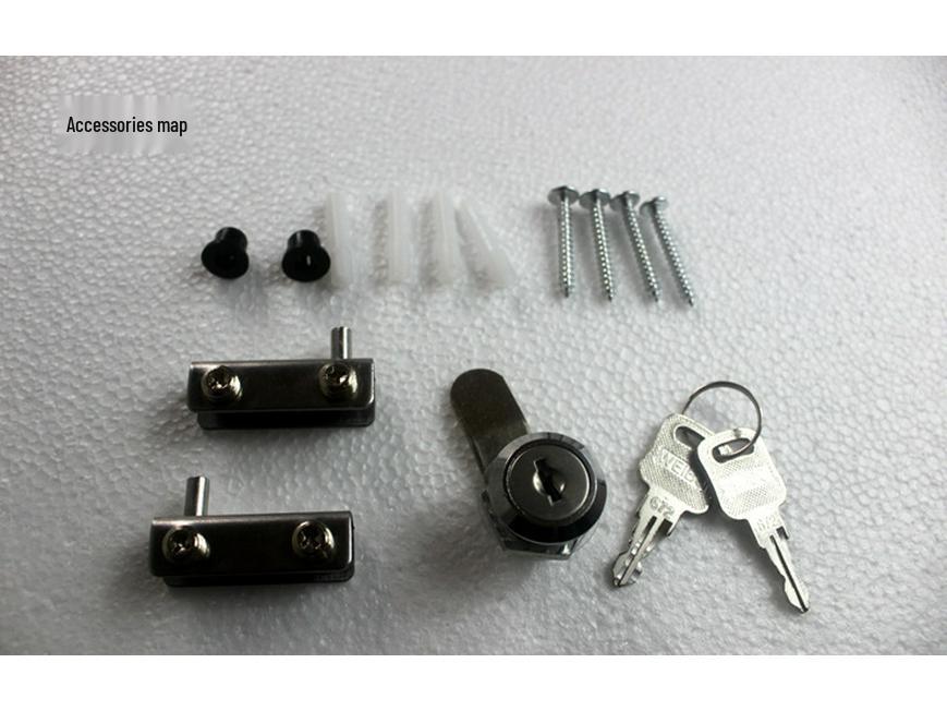 Wall-Mounted Stainless Steel Key Box with Tempered Glass and Lock for Car Key Management