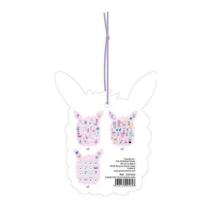 Carnet de 183 stickers - Lama
