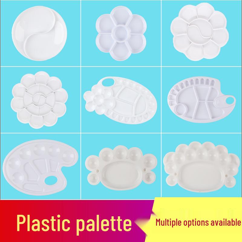 Cross-border Children's Plum Blossom Painting Palette Tray