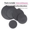 Patterned Non-Slip 40cm Plastic Turntable for Clay Sculpting & Carton Sealing