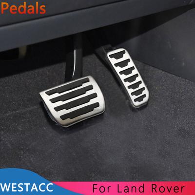 Stainless Steel Car Pedals Gas Brake Rest Pedal for Land Rover Range Rover Evoque Discovery Sport Interior