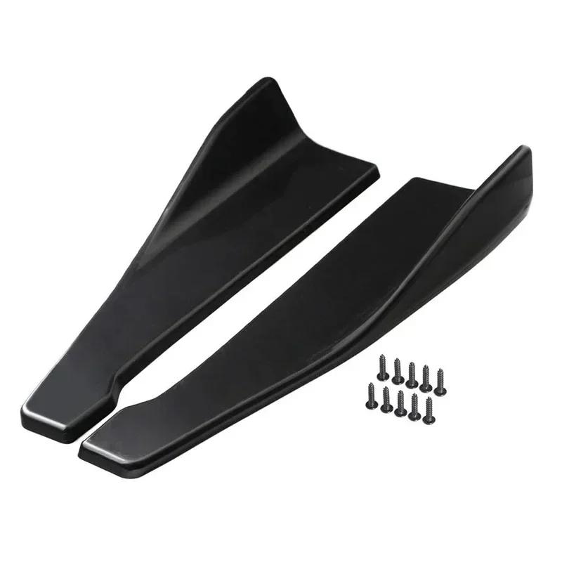 

48cm Universal For 2014-2019 BMW F32 F33 F36 4 Series Rear Bumper Splitter Apron Spoiler Side Skirt Extension Car Accessories чёрный