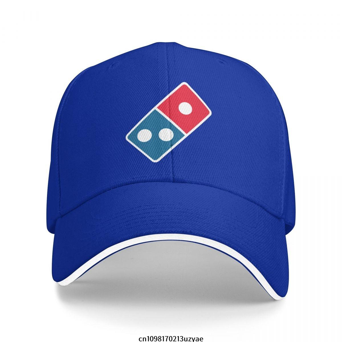 Бейсболка с логотипом Domino s Pizza, хип-хоп кепка-сэндвич, мужская, женская, регулируемая, для активного отдыха и спорта One Size
