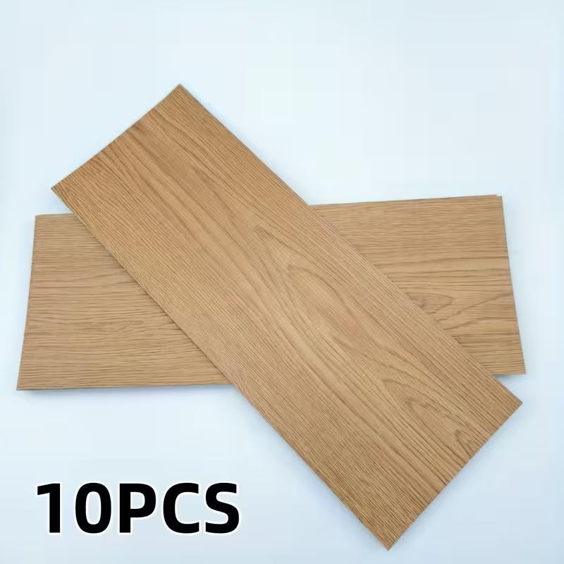 10 ks 40x15cm PVC Podlahové Samolepky Samolepicí Samolepky Voděodolné Zesílené Dřevěný Vzor Podlahové Samolepky Samolepky Obývací Pokoj