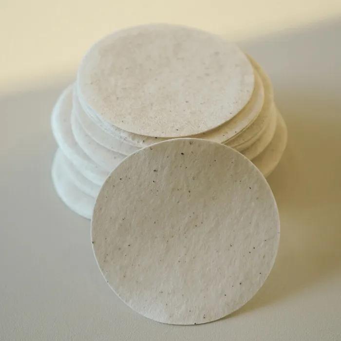 120 Pure Cotton Pads (Unbleached Cotton Pads)