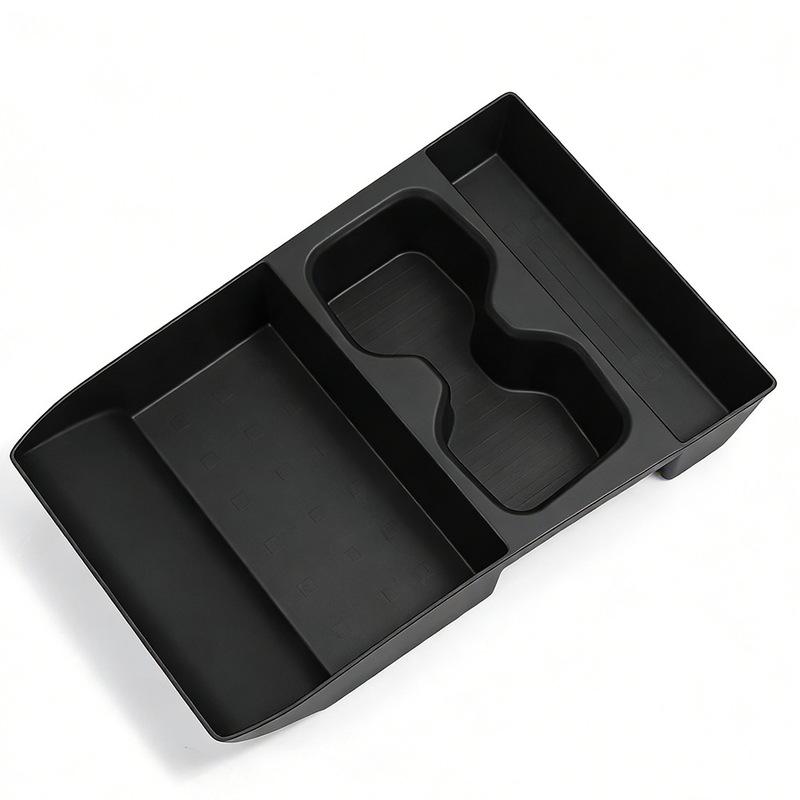 Caixa de Armazenamento para Carro Bandeja de Console Central Construção em TPE Design que Economiza Espaço Otimiza o Espaço Interior Serve para Santa Fe 24-26