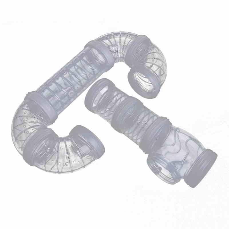 

U-образные пластиковые трубы для трубопровода, обучающая игра, подключенные внешние туннели, игрушка белый