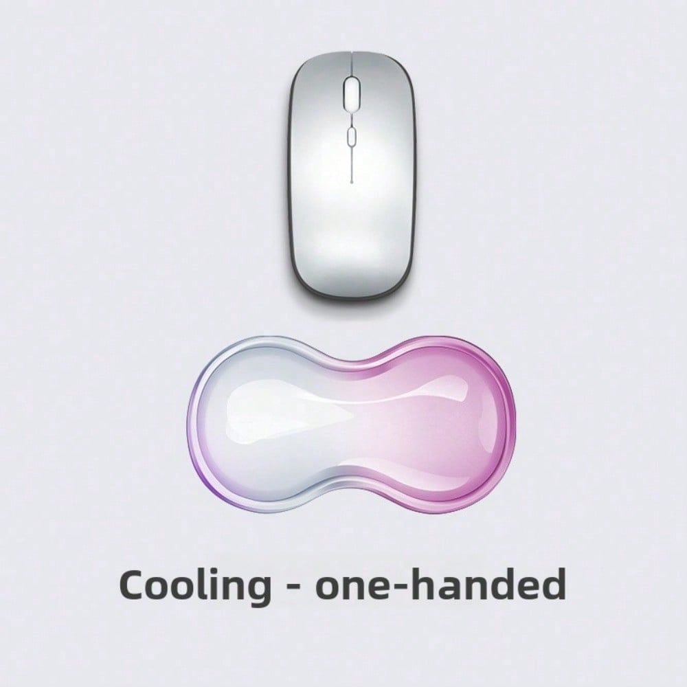 Transparent Silicone Wrist Mouse Pad Anti-skid and Fatigue Gradual Change Wrist Pad Office Wrist Pad