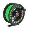 Lixada Fly Reel with Aluminum High Gear Ideal for and Fishing Tackle Line, 2+1BB, Alloy, Lightweight, Strength, Durable, 11 Ratio, Rivers, Lakes,