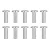 10Pcs Stainless Steel Protector Sleeves High Tensile Strength Anti Fatigue Weatherproof Cable Railing Protector Sleeves