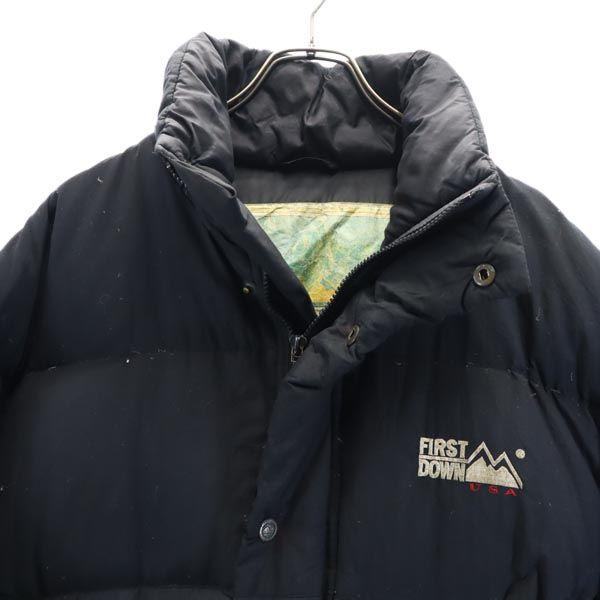 FIRSTDOWN Long Down Jacket M Black Men's Used