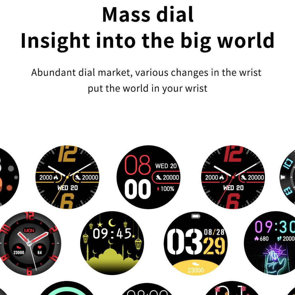 Round Smart Watch ZL02C PRO Women Men Sport Fitness Smartwatch Sleep Heart Rate Monitor Waterproof Watches For IOS Android