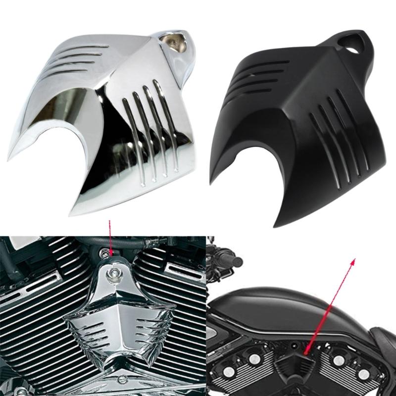 Copertura per clacson per campanaccio Copertura per clacson per motocicletta per XL883 1200 Copertura per clacson in alluminio di ricambio per accessori moto