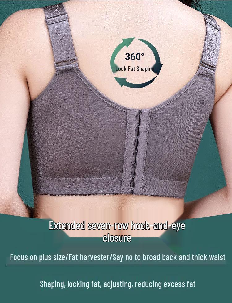 Plus Size Ultra-Thin Wire-Free Full Coverage Minimizer Bra for Women