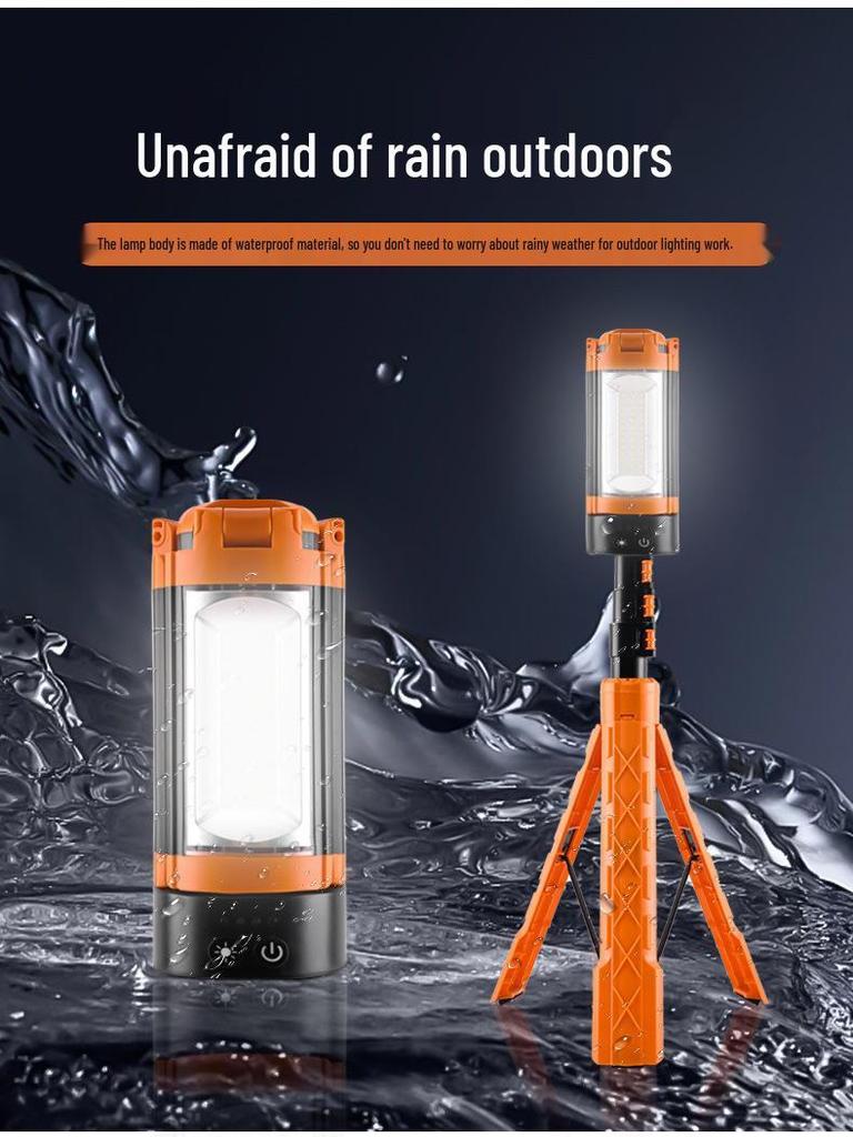 Rechargeable Outdoor Folding Camping Lantern and Work Light