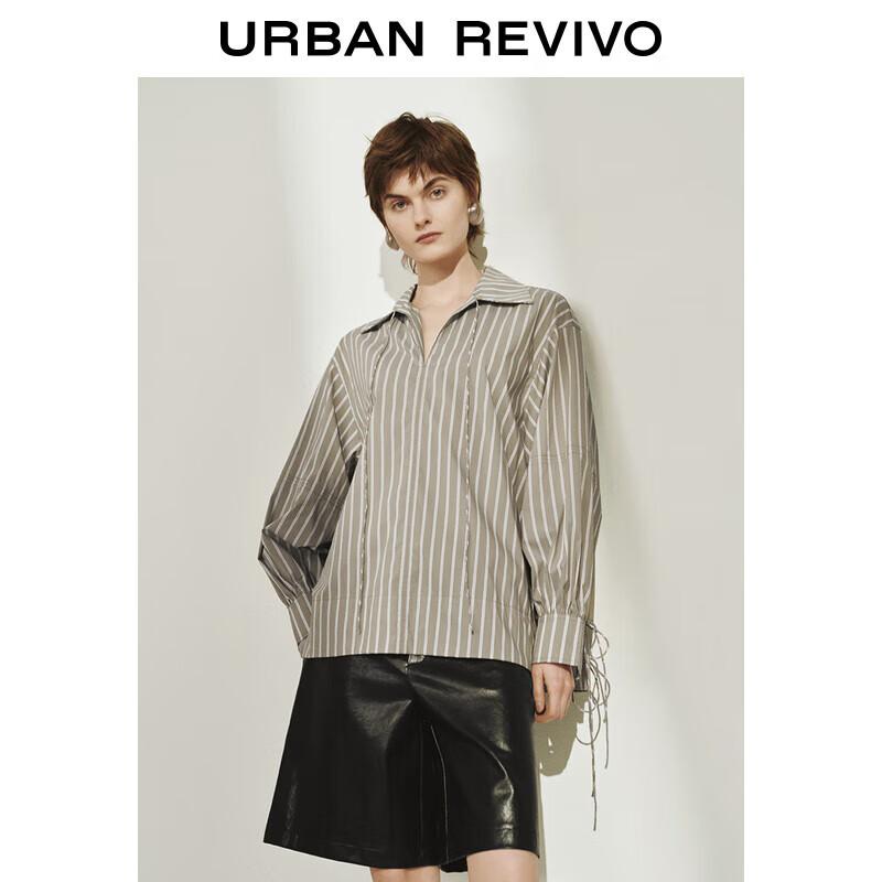 UR Women s French Chic Striped Blouse Shirt S