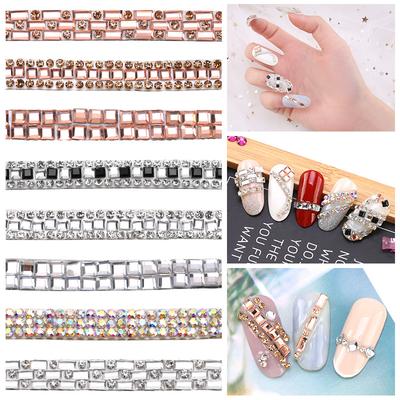 [Clearance, No Return Or Exchange] Nail Art Chain Drill Three-Dimensional Nail Decoration Can Be Cut Arbitrarily