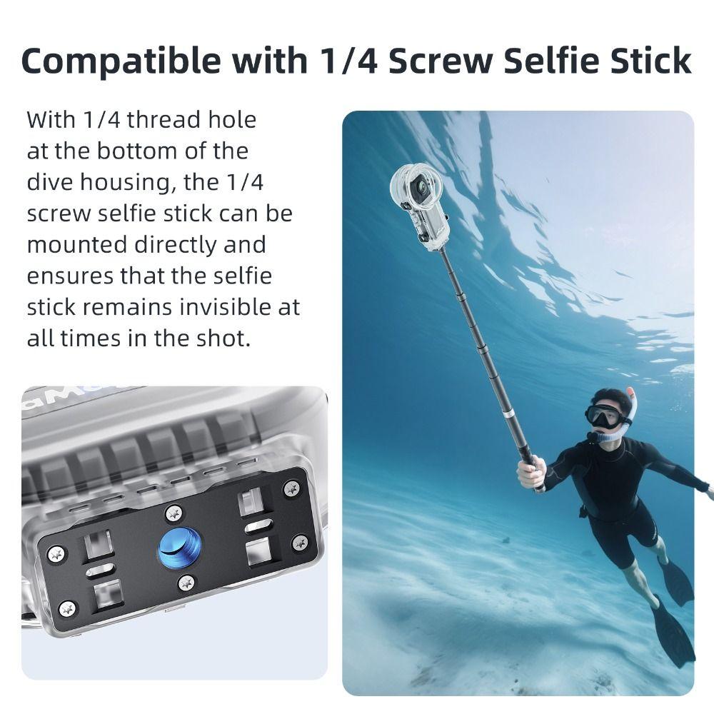 with Lens Cap Waterproof Case Hard Housing Cover for Insta360 X5 Action Camera Accessories