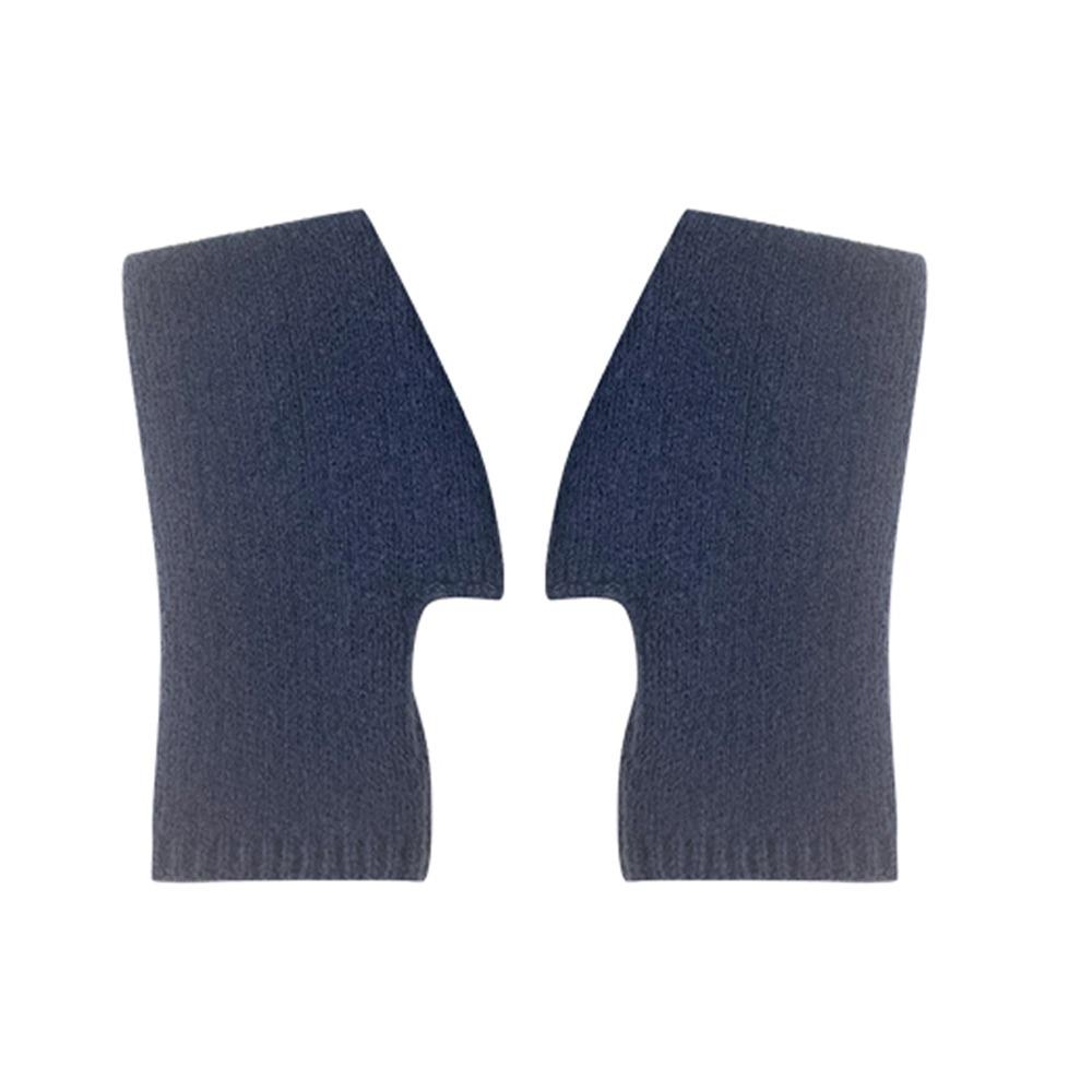 Exposed Finger Half Mittens Wool Blend Knitted Gloves Protable Fingerless Gloves Autumn Winter