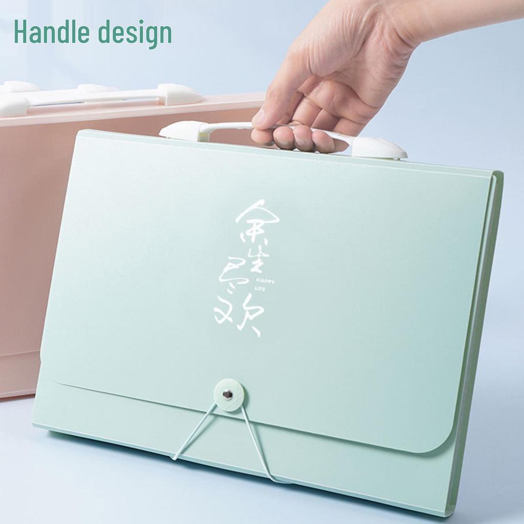 Multi-layer A4 Accordion File Bag for High School Students