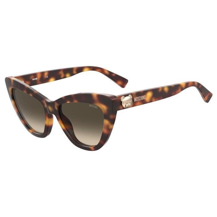 Lunettes de soleil - MOSCHINO - MOS122/S - Acétate - Papillon - Havana/Brown Shaded